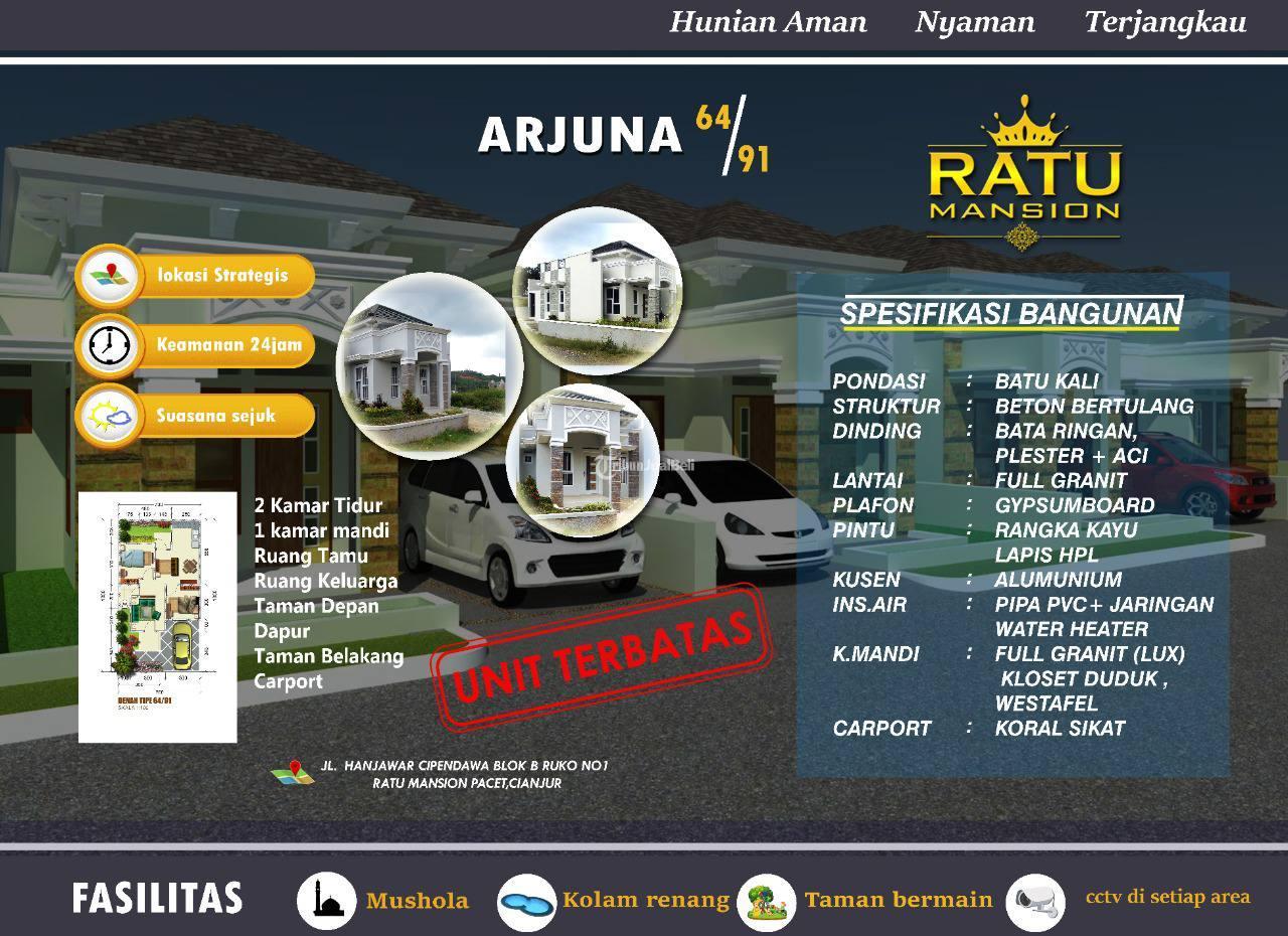 Dijual Rumah Sultan 2LT Tipe Bima 112/91 Harga Merakyat di Puncak Cipanas - Cianjur