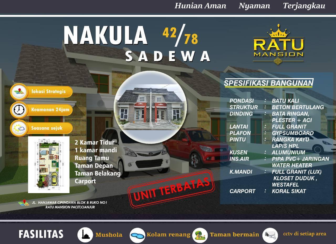 Dijual Rumah Sultan 2LT Tipe Bima 112/91 Harga Merakyat di Puncak Cipanas - Cianjur