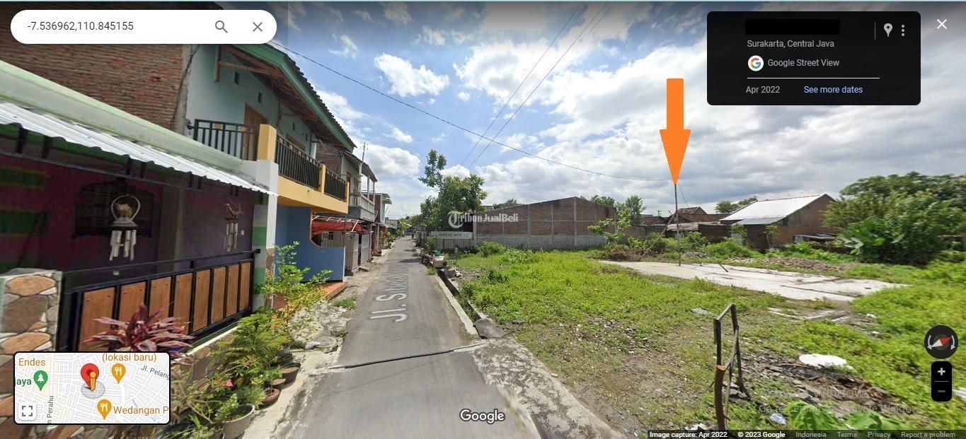 Dijual Tanah 150m Murah Mojosongo Solo Dekat Taman Jaya Wijaya - Surakarta Jawa Tengah