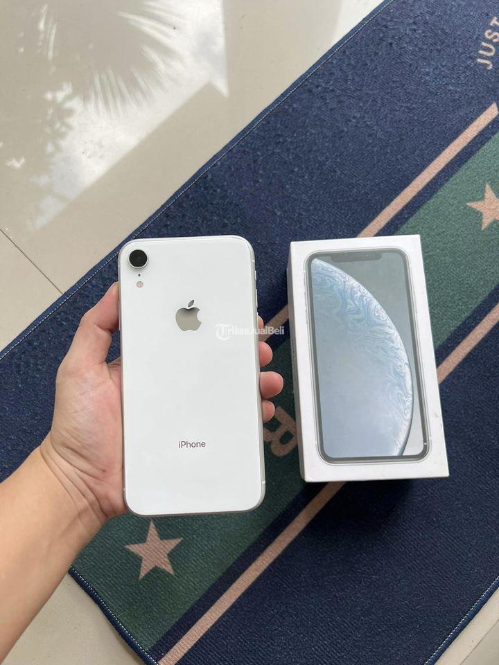 HP iPhone XR Bekas 128 GB Warna Putih Siap Pakai Terawat Mulus Fullset - Yogyakarta