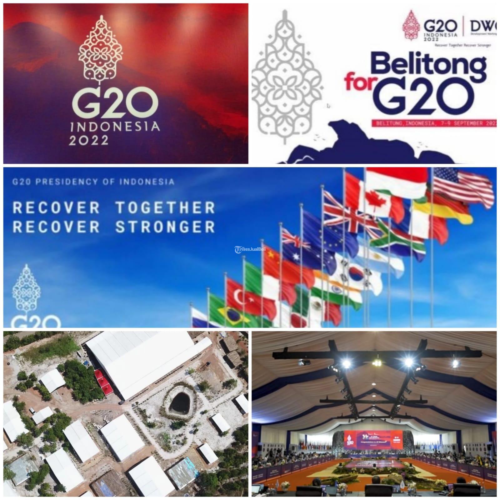 TENDA RODER EVENT INTERNASIONAL G20 BELITUNG INDONESIA