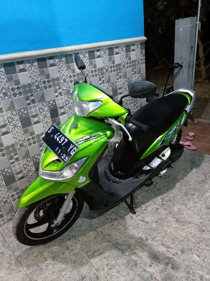 Motor Yamaha Mio Bekas Tahun 2010 Warna Hijau Surat Lengkap Mesin Halus  Mojokerto