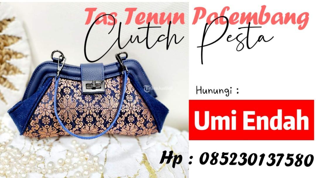 Tas Tenun Palembang Clutch Pesta
