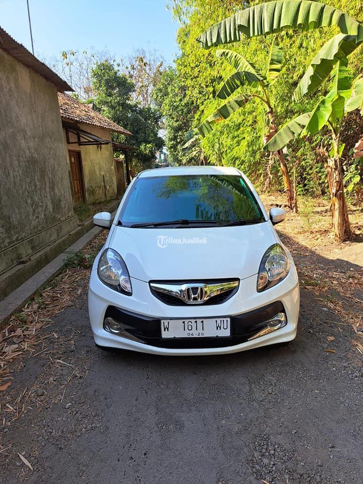 Mobil Honda Brio Bekas Tahun 2015 Warna Putih Siap Pakai Surat Lengkap Mojokerto