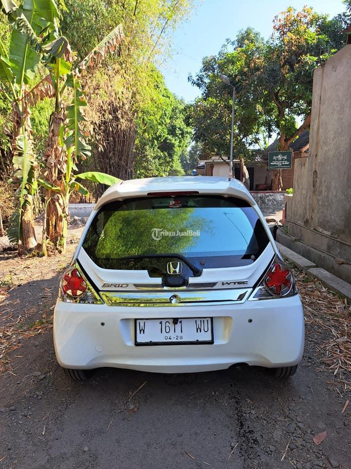 Mobil Honda Brio Bekas Tahun 2015 Warna Putih Siap Pakai Surat Lengkap Mojokerto