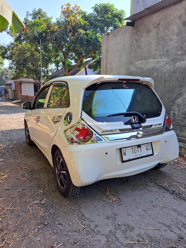 Mobil Honda Brio Bekas Tahun 2015 Warna Putih Siap Pakai Surat Lengkap Mojokerto