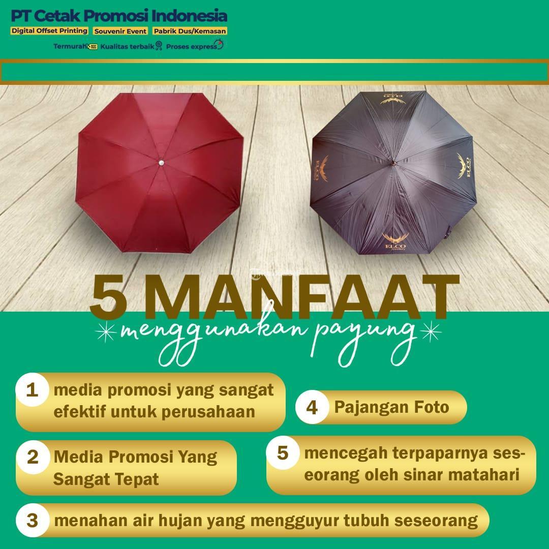 Payung Golf Rangka Besi Polos Payung anak Kualitas Premium