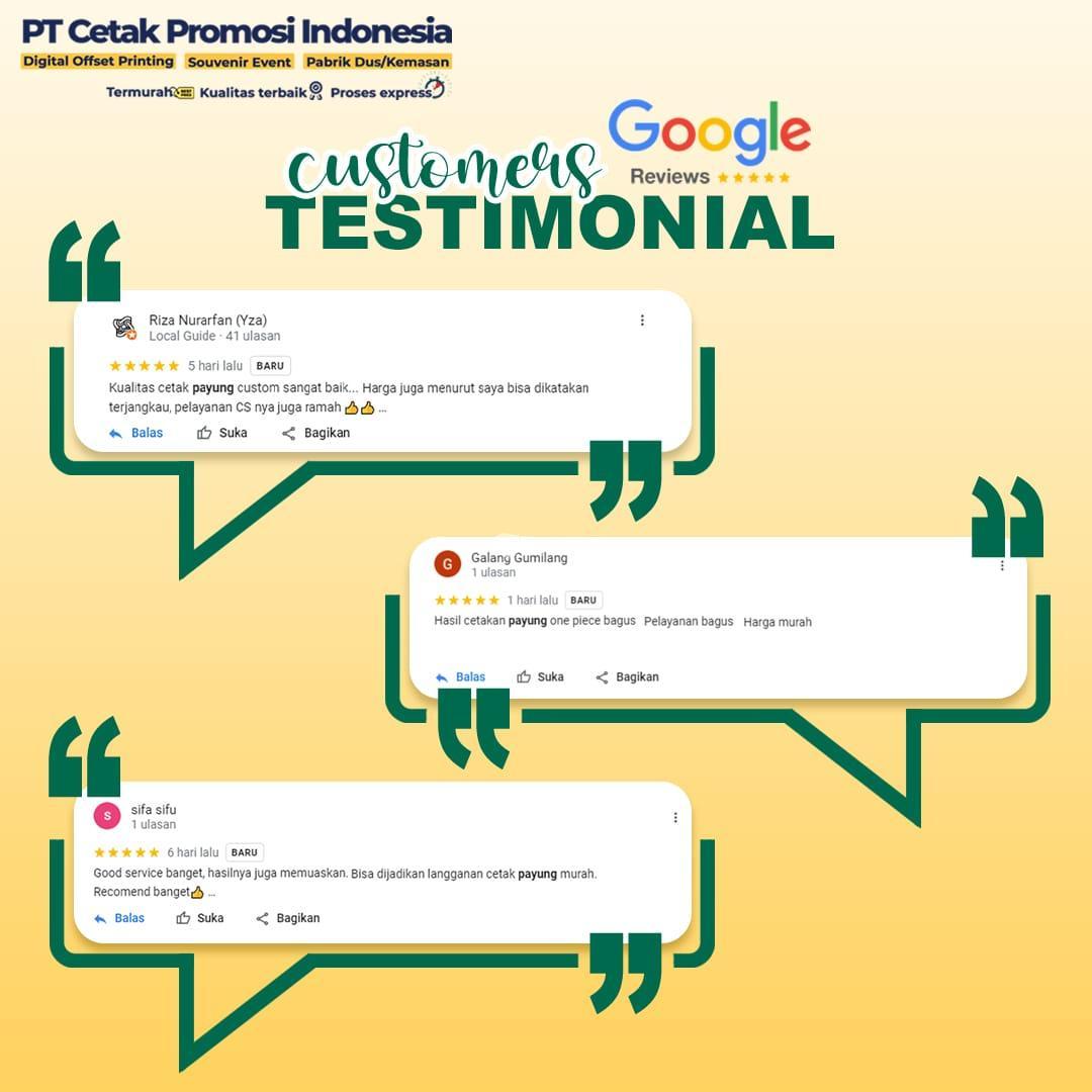 Payung Golf Rangka Besi Polos Payung anak Kualitas Premium