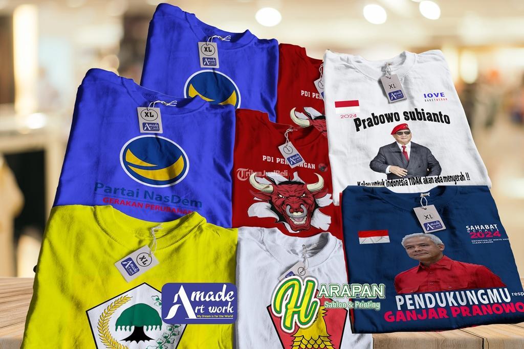 Sablon Kaos Partai Murah Keren Kualitas Premium Terdekat Jogja Solo makassar pekanbaru palembang surabaya Harapan Digital Printing