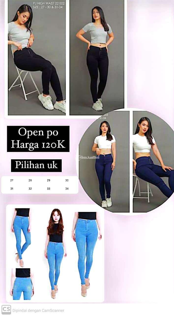Celana Panjang Jeans Wanita Snow Legging Jeans Sikka Flores NTT