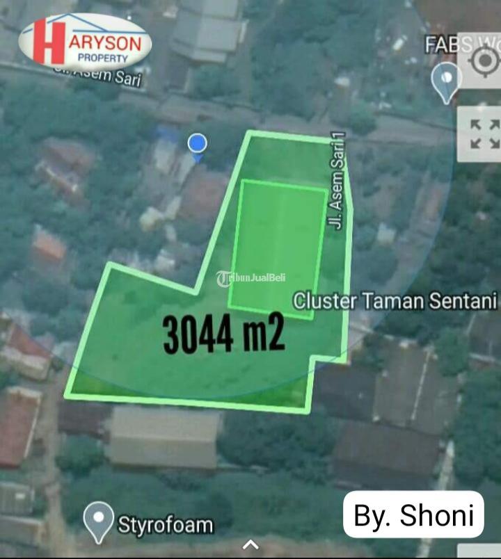 Dijual Gudang Luas 3044 m2 Mustikasari Legalitas SHM - Bekasi