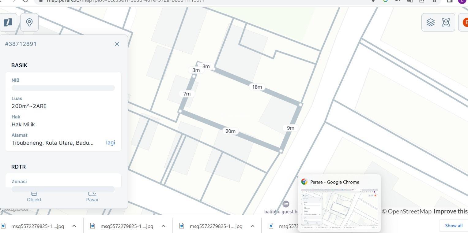 Tanah Jln Utama Pantai Berawa Canggu Badung Bali