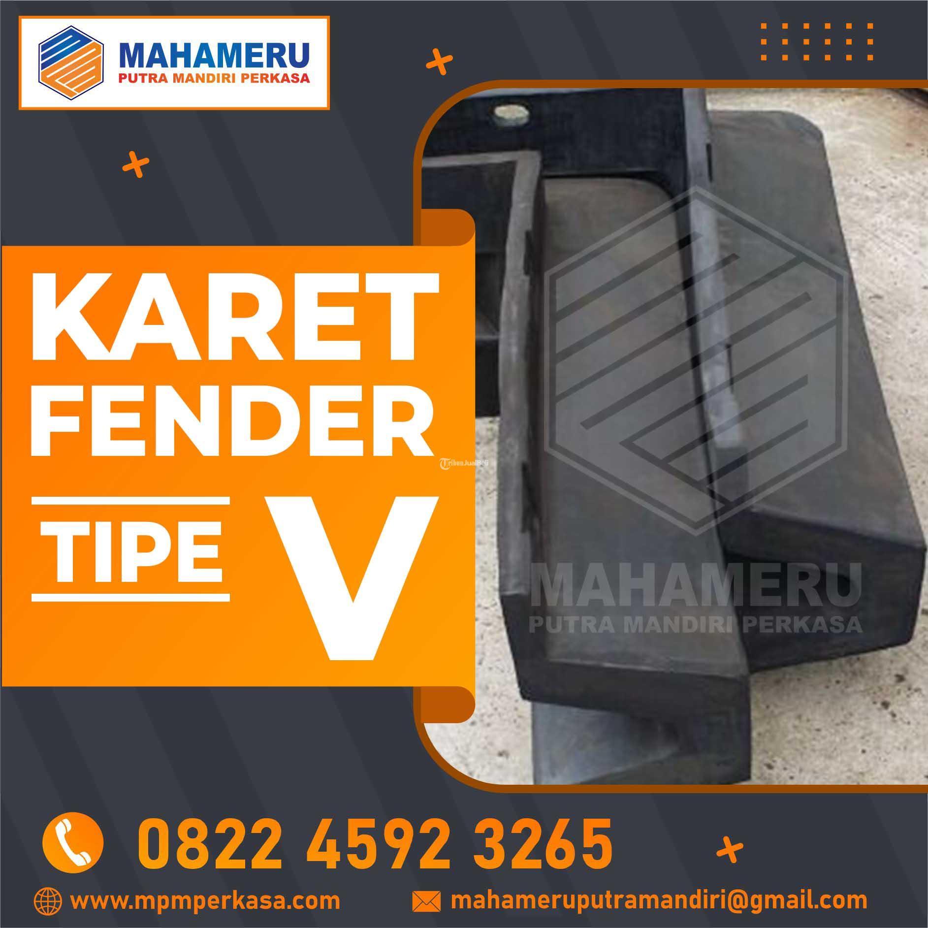 Produsen Rubber Fender Type V Marine Rubber Fender V Karet Dermaga Tipe V Berkualitas SurabayaJawa Timur