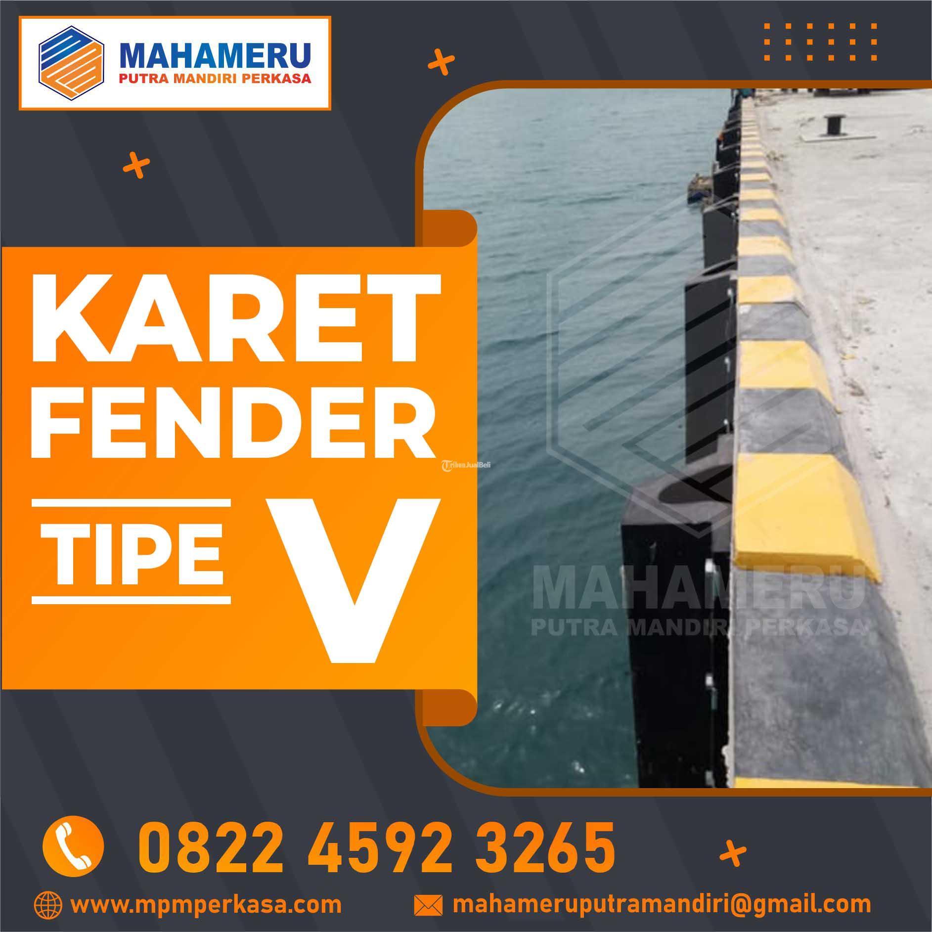 Produsen Rubber Fender Type V Marine Rubber Fender V Karet Dermaga Tipe V Berkualitas SurabayaJawa Timur