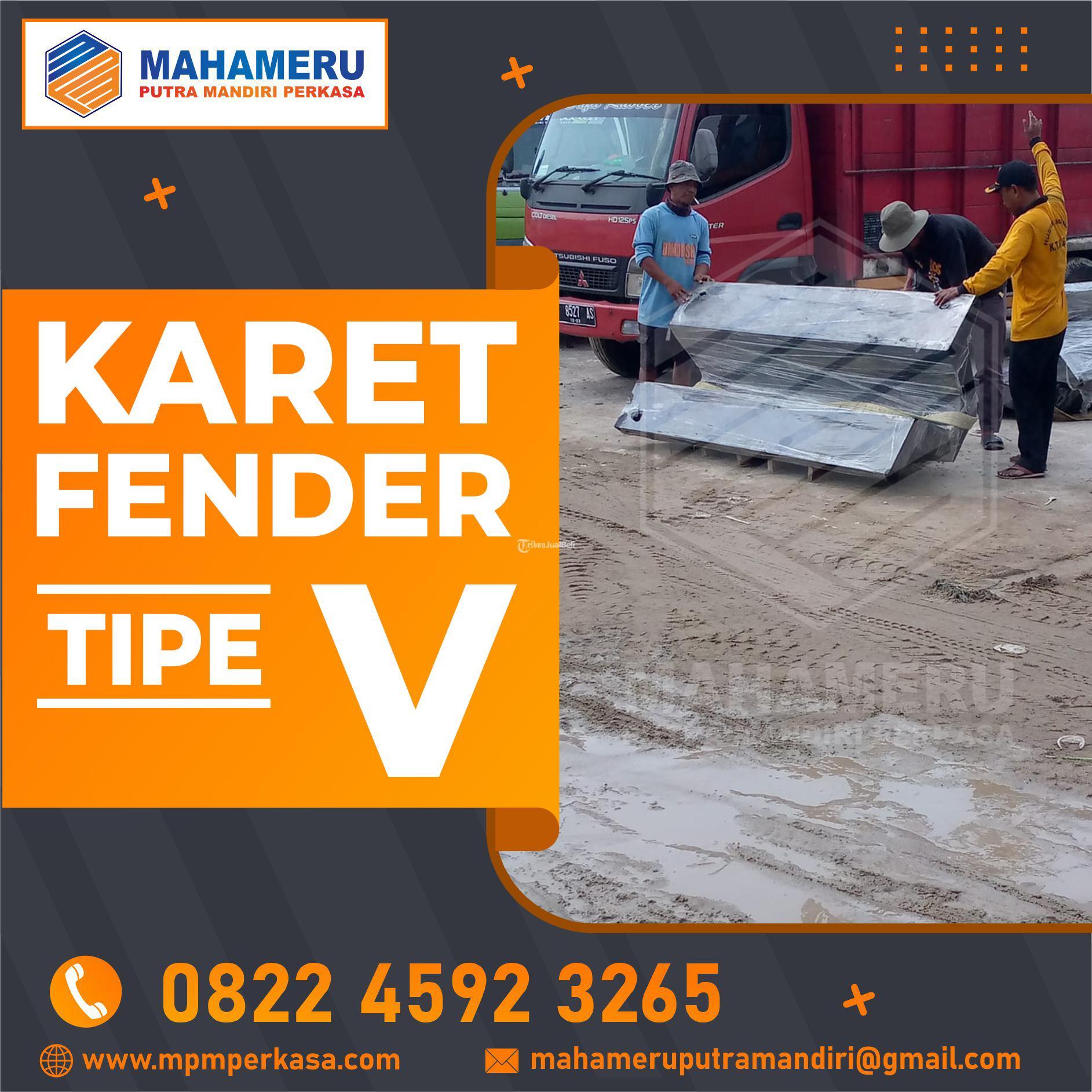 Produsen Rubber Fender Type V Marine Rubber Fender V Karet Dermaga Tipe V Berkualitas SurabayaJawa Timur