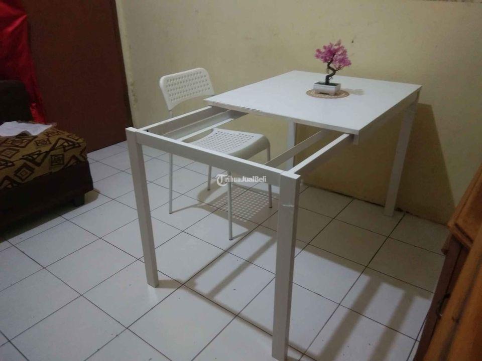 Meja Kursi Komputer Potable Merk IKEA Bekas Bisa Bongkar Pasang Tangerang