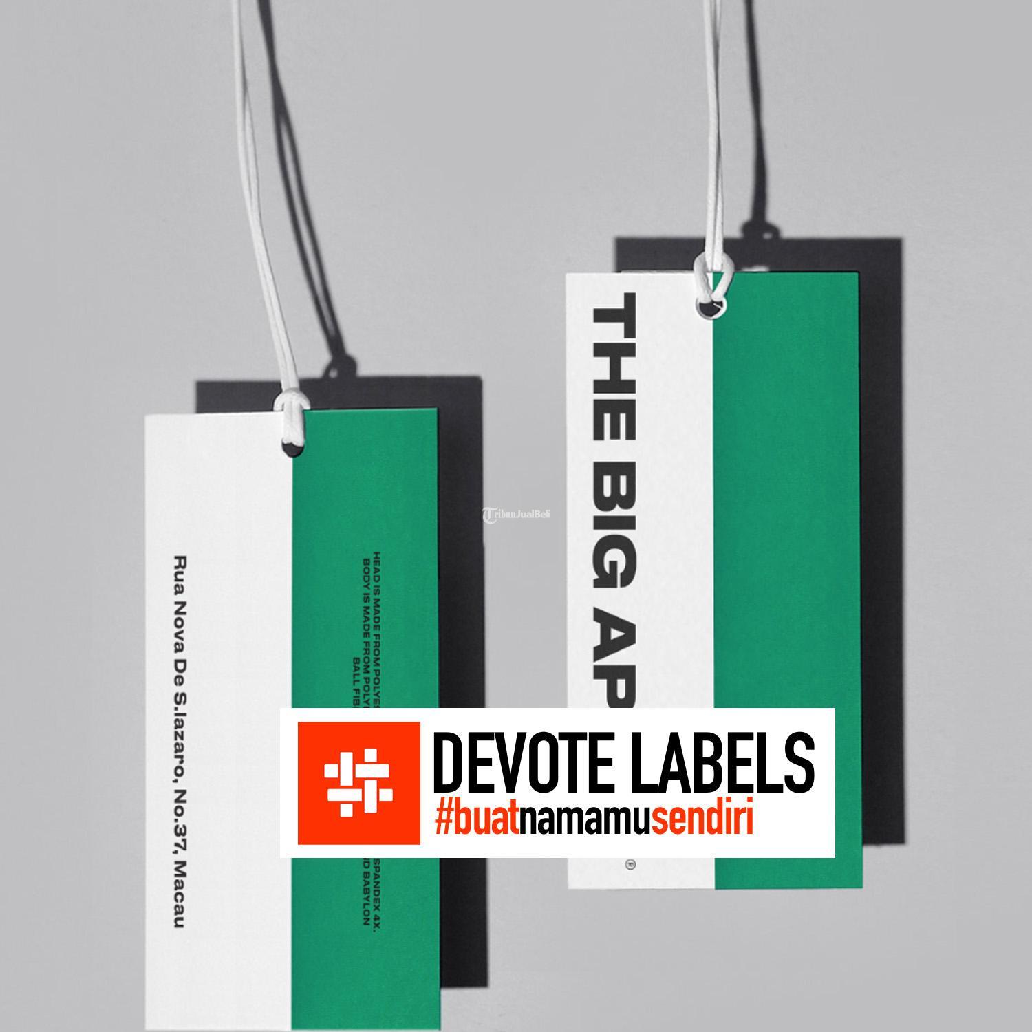 Label Hangtag Jakarta Barat Devote Labels
