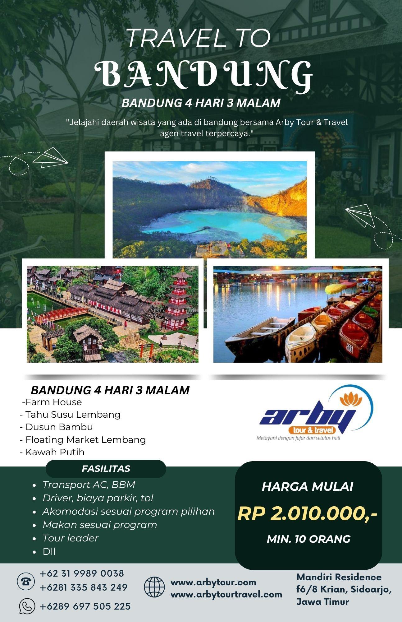 Bandung Tour Package selama 4 Hari 3 Malam