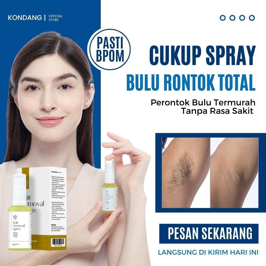 Perontok Bulu Ketiak Permanen Kondang Hair Removal Spray