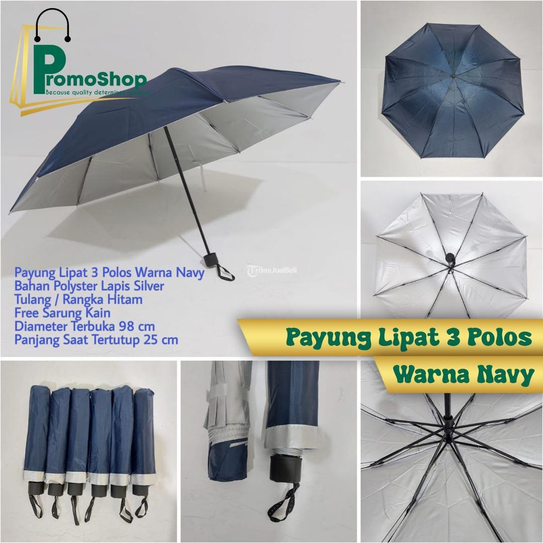 Payung Lipat 3 Polos Payung Lipat Anti UV Kualitas Premium