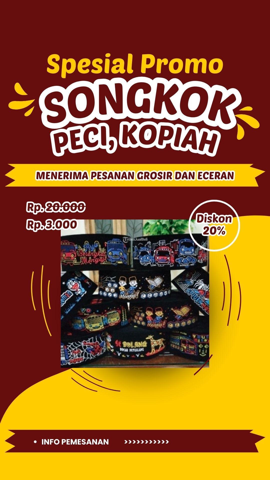 Grosir Peci Kopiah Songkok Murung Raya Teramanah