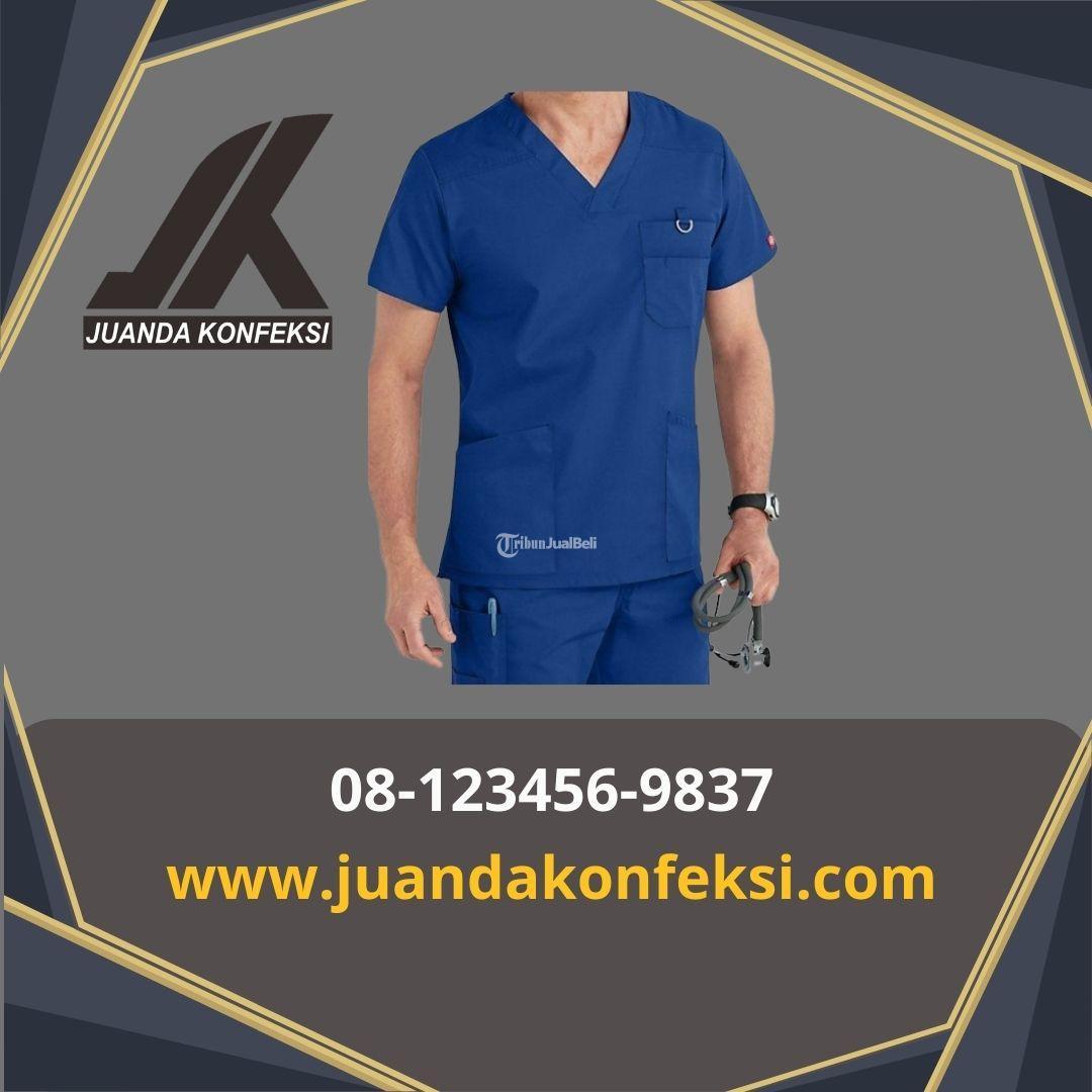 Terbaik 081234569837 Konveksi jas laboratorium lengan panjang jas labor Baju Pakaian Seragam Apd di Manokwari Papua Barat