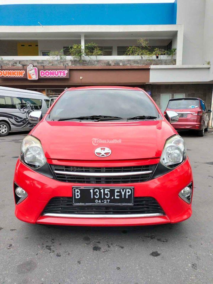 Mobil Toyota Agya G Bekas Tahun 2015 Siap Pakai Warna Merah  Sukoharjo