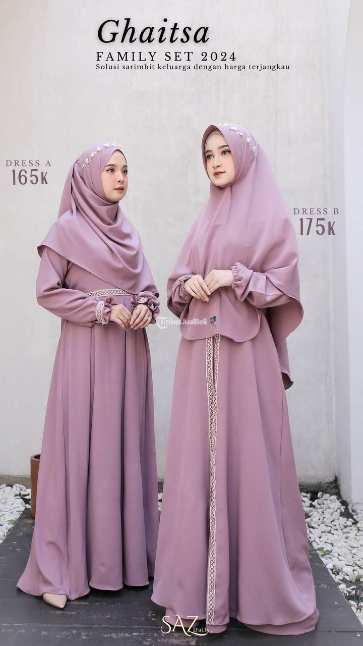Distributor Baju Gamis Sarimbit Terbaru Saz Daily Blitar Jatim