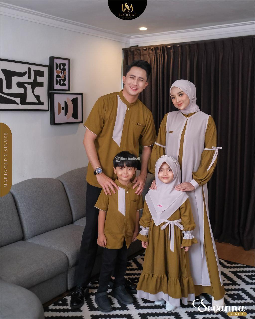 Distributor Baju Gamis Sarimbit Terbaru Isa Hijab Blitar Jatim
