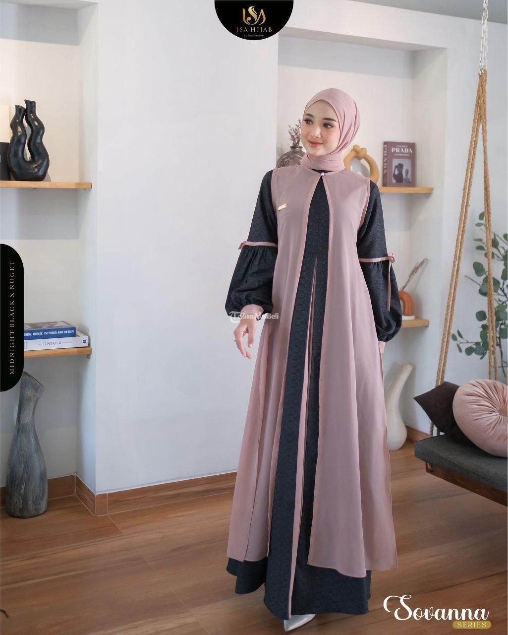 Distributor Baju Gamis Sarimbit Terbaru Isa Hijab Blitar Jatim