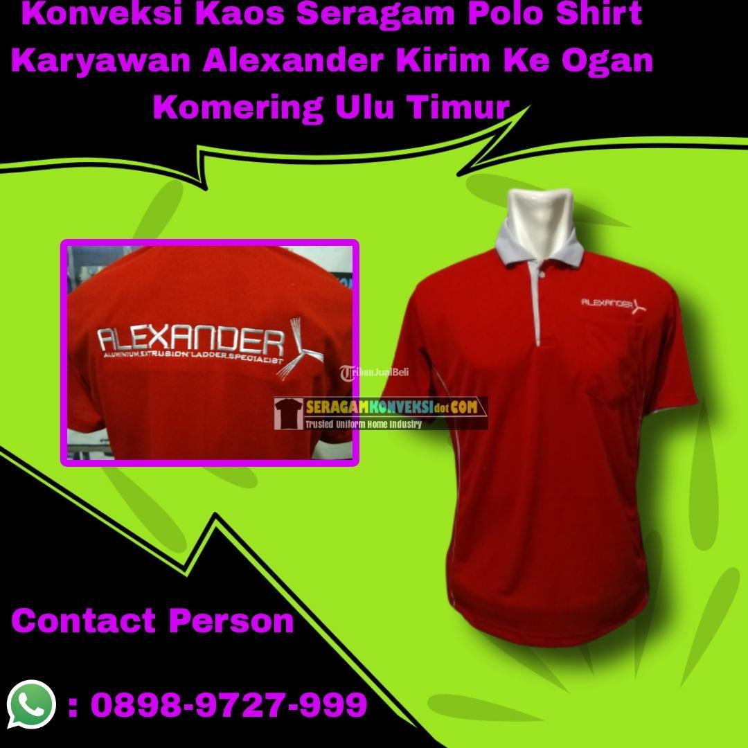 Konveksi Kaos Seragam Polo Shirt Staff Alexander -Ogan Komering Ulu Timur