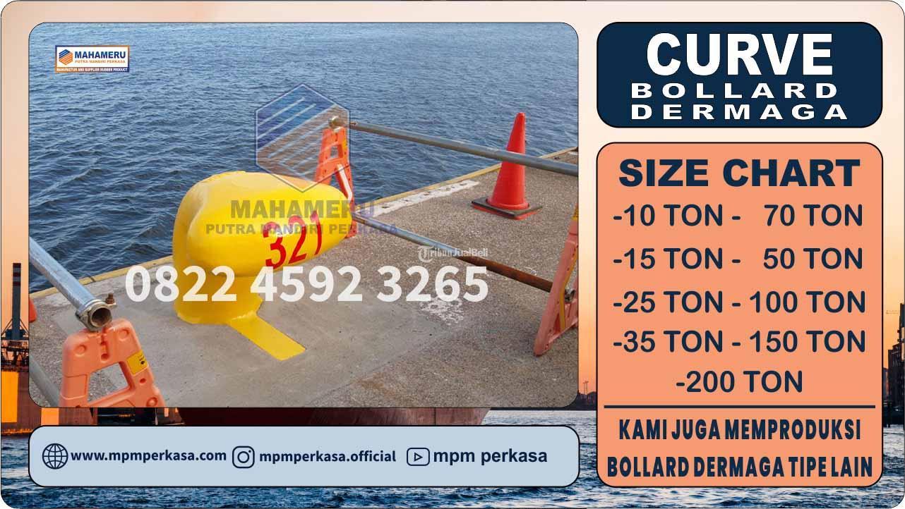 Distributor Bollard Curve 50 Ton Bolder Bollard Dermaga Cast Iron Kapasitas 50 Ton di Kalimantan