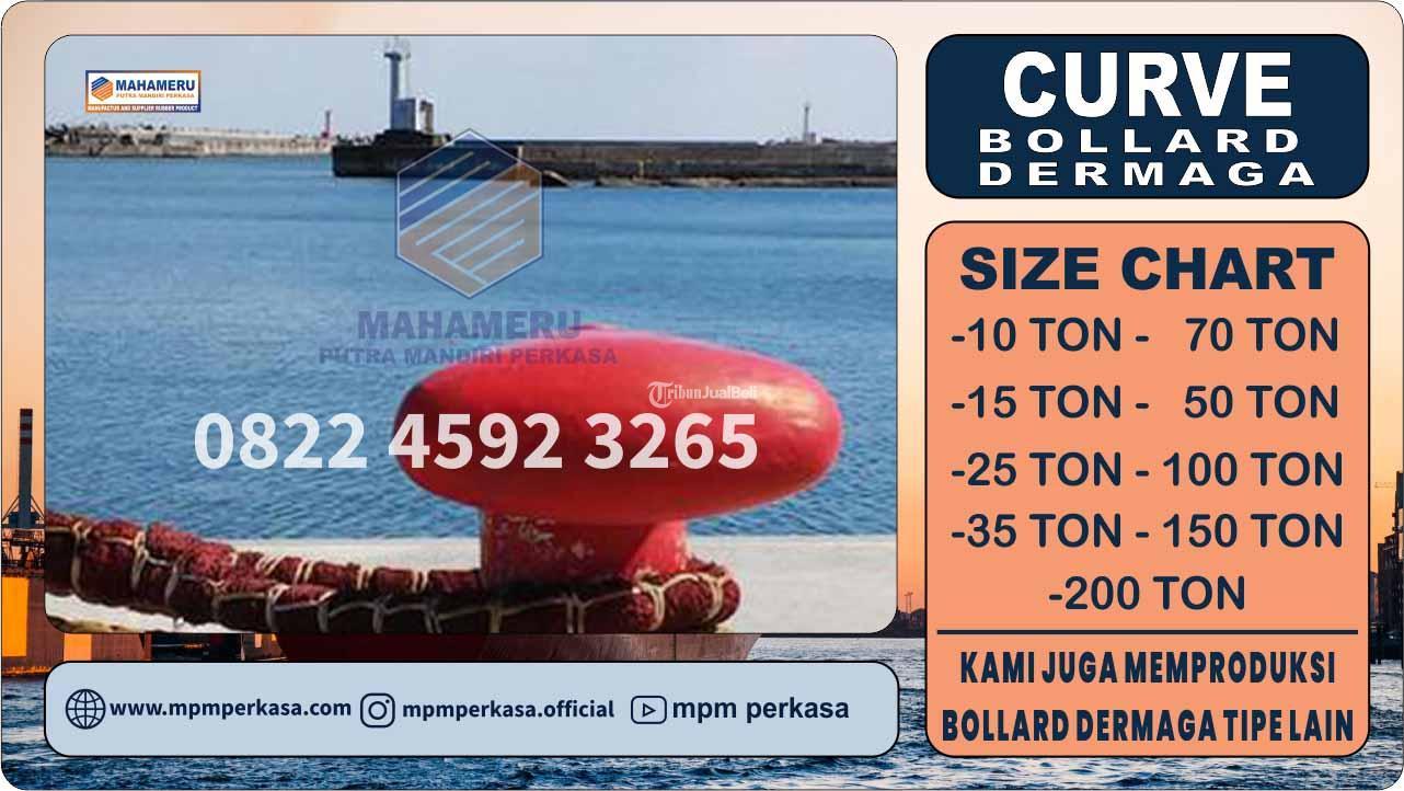 Distributor Bollard Curve 50 Ton Bolder Bollard Dermaga Cast Iron Kapasitas 50 Ton di Kalimantan