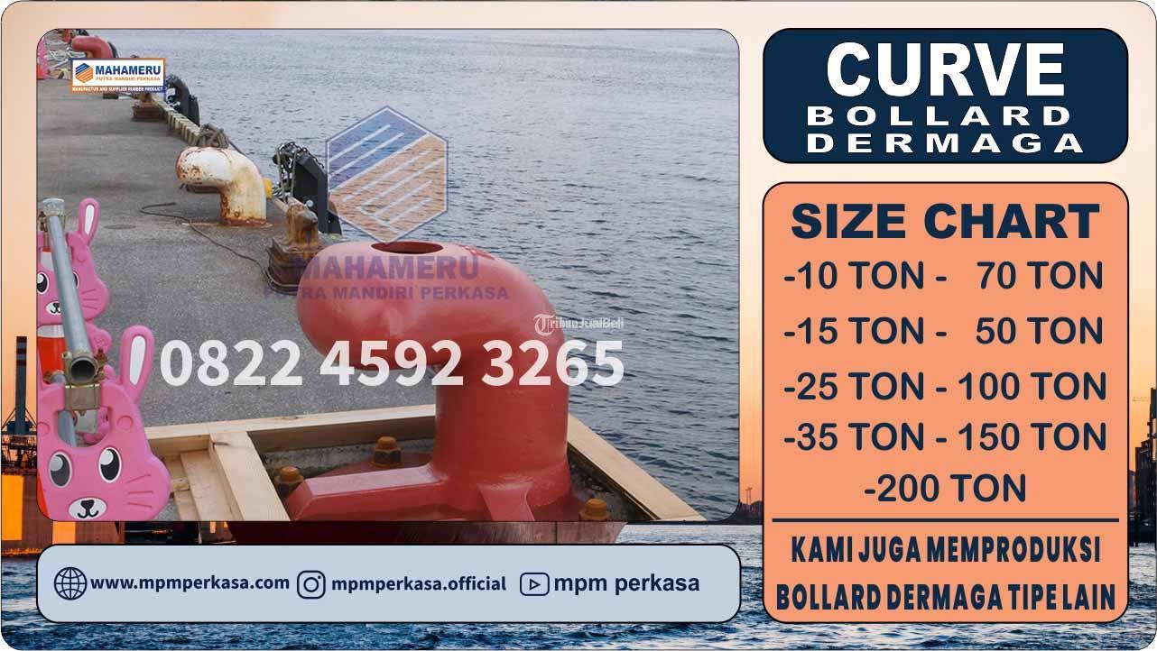 Distributor Bollard Curve 50 Ton Bolder Bollard Dermaga Cast Iron Kapasitas 50 Ton di Kalimantan