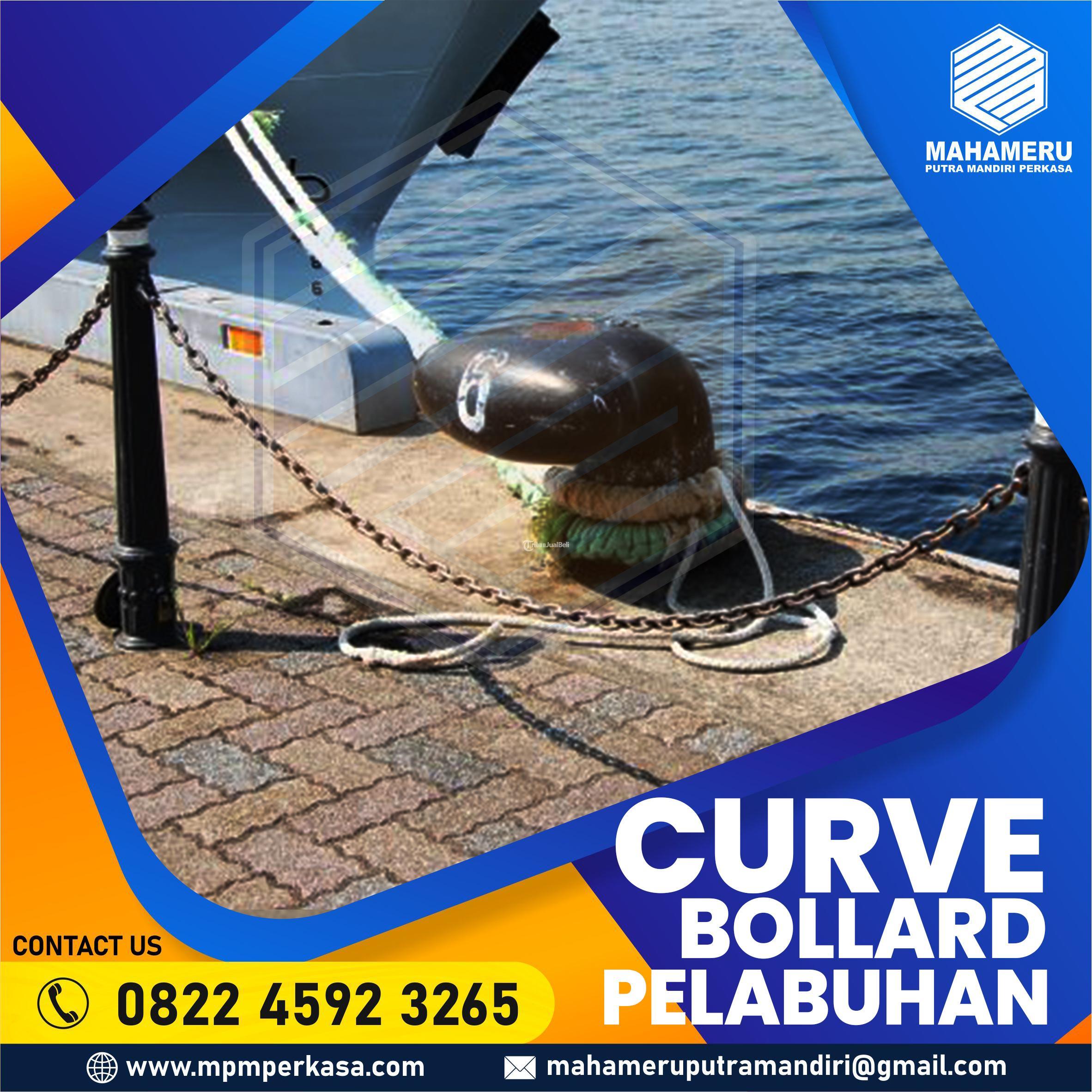 Curve Bollard Dermaga Curve Bollard Pelabuhan Berkualitas di Kalimantan
