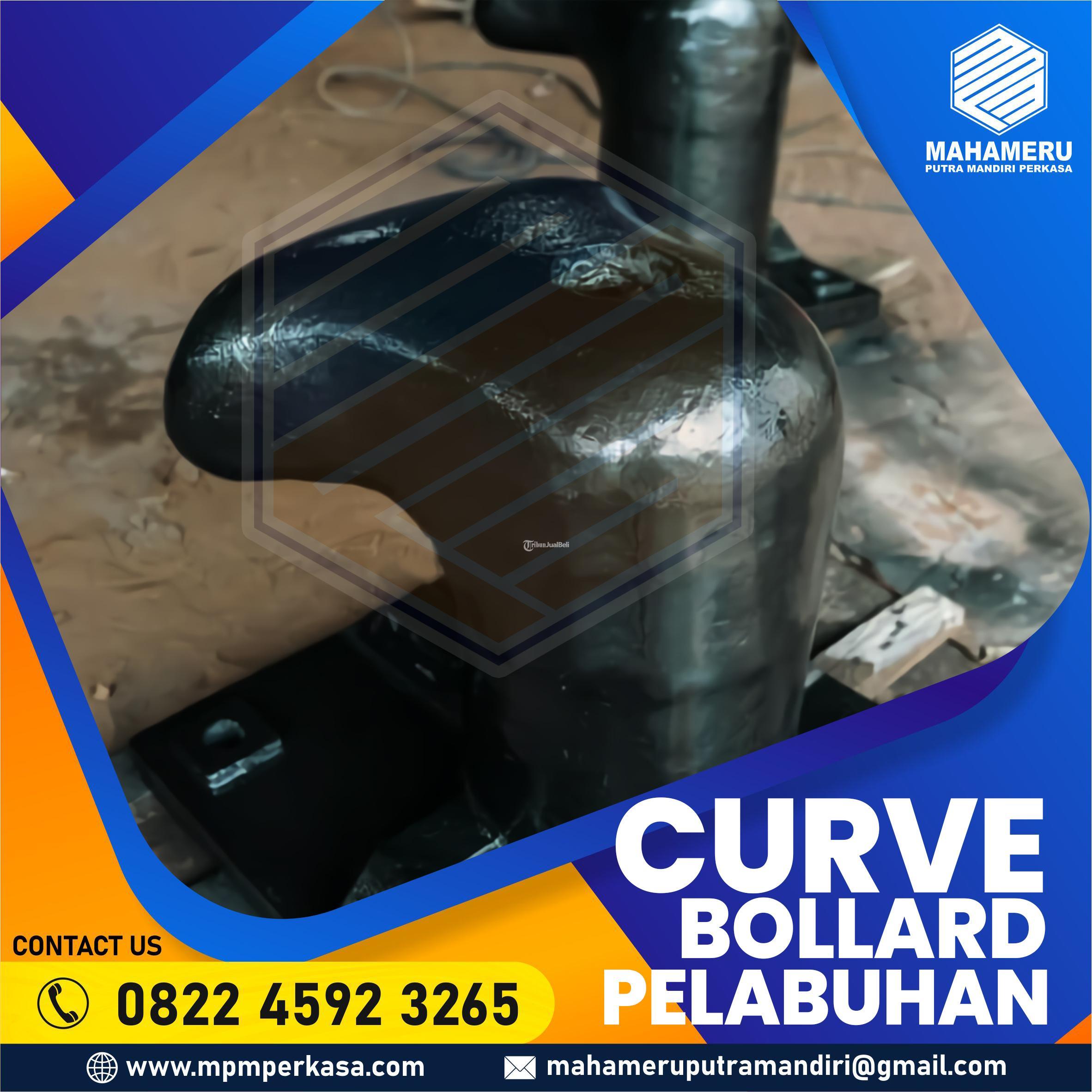 Curve Bollard Dermaga Curve Bollard Pelabuhan Berkualitas di Kalimantan