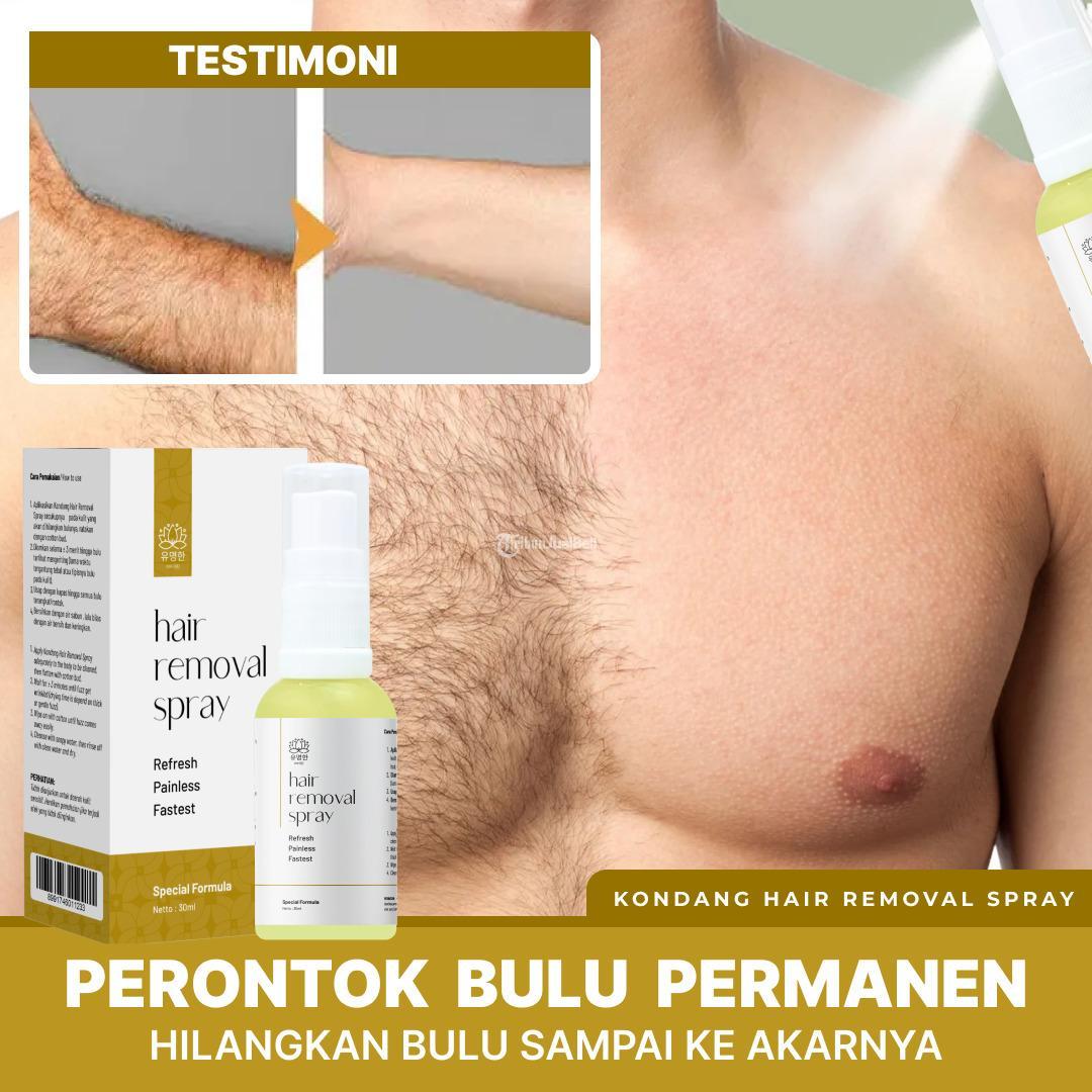 Perontok Bulu kaki permanen kondang hair removal spray