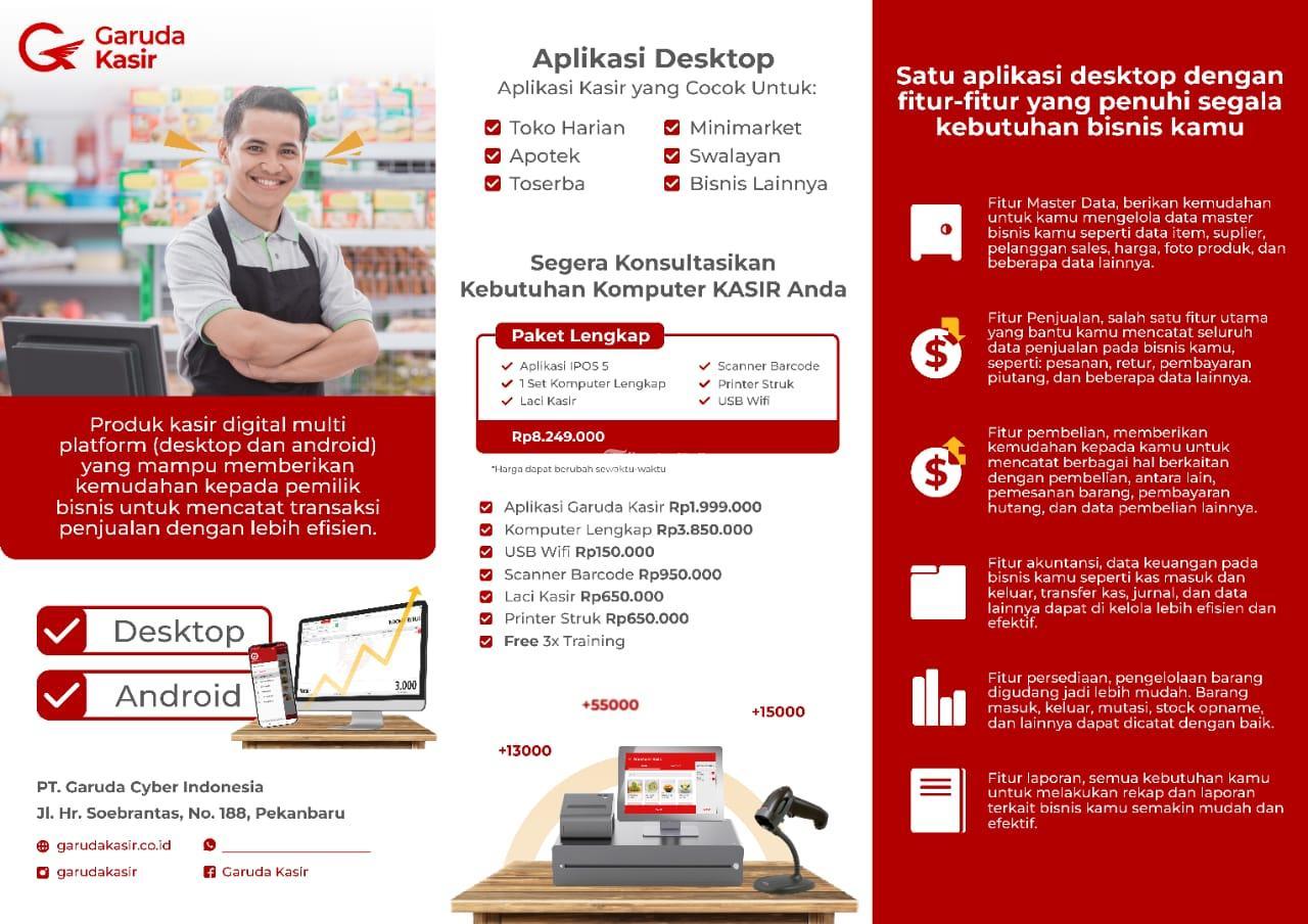 Mesiin Kasir Android Fullset Termurah Jambi