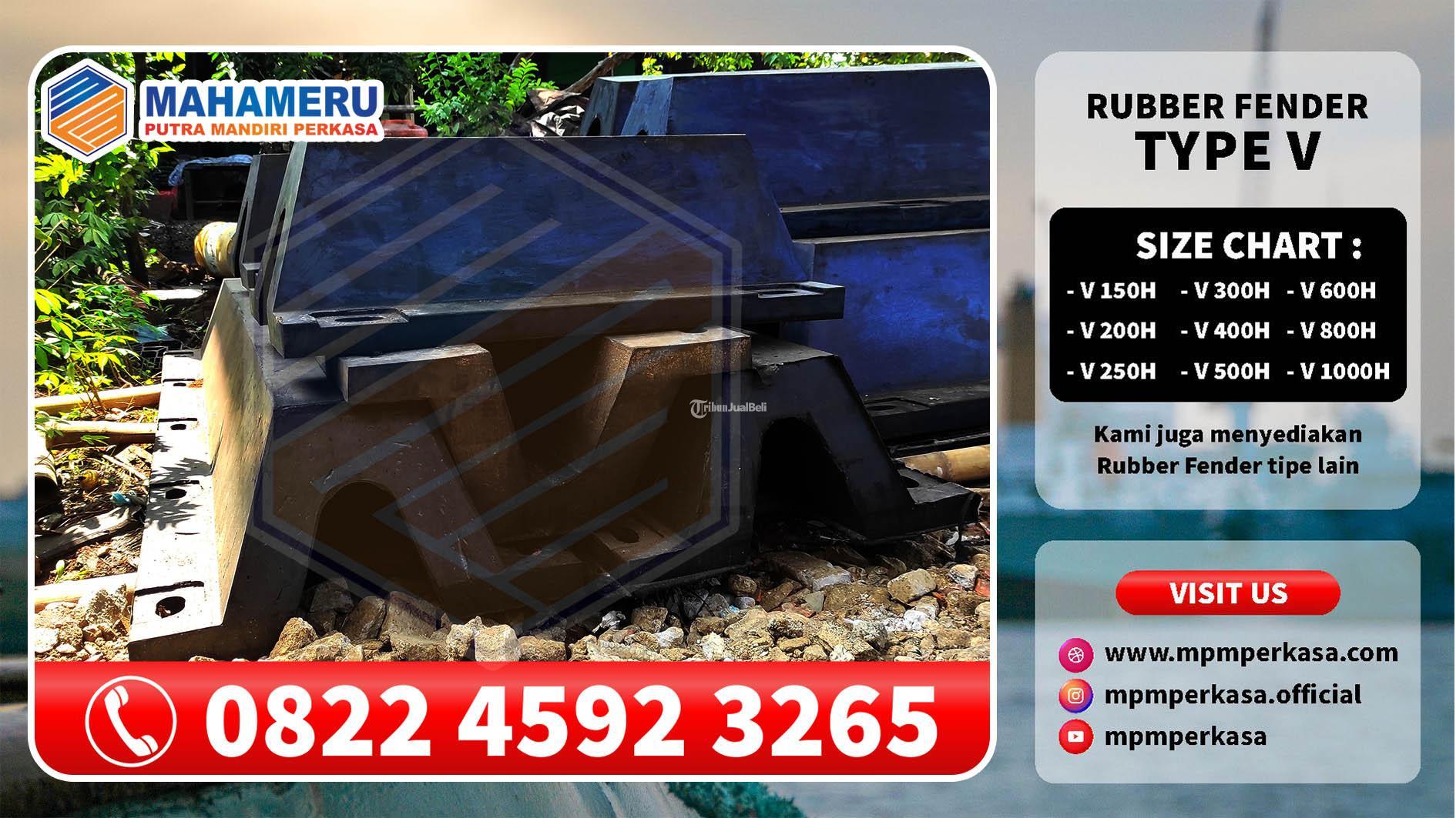 Rubber Fender tipe V 300 H di Sulawesi Karet Fender tipe V 300 H di Sulawesi