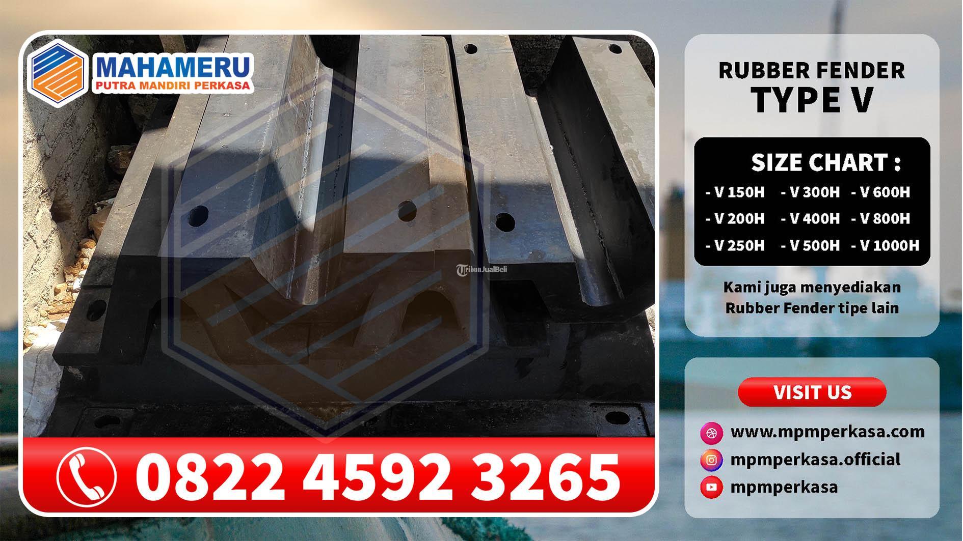 Rubber Fender tipe V 300 H di Sulawesi Karet Fender tipe V 300 H di Sulawesi