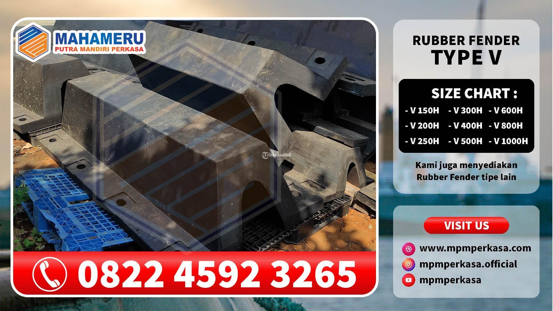 Rubber Fender tipe V 300 H di Sulawesi Karet Fender tipe V 300 H di Sulawesi