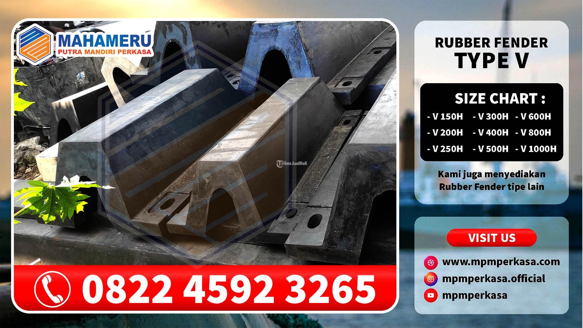 Rubber Fender tipe V 300 H di Sulawesi Karet Fender tipe V 300 H di Sulawesi