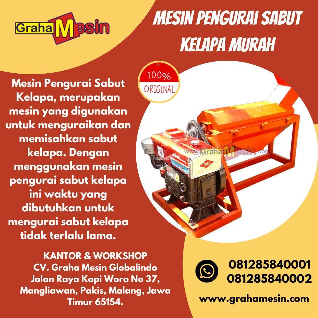 Mesin Pengurai Sabut Kelapa Sederhana Mesin Pengolahan Kelapa Di Malang