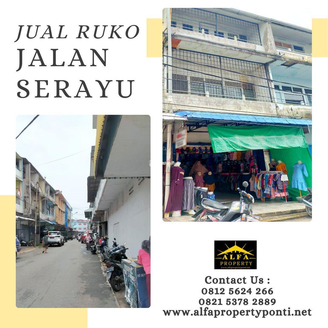Dijual Ruko Jalan Serayu LT 4x22m 3KM SHM Siap Pakai Lokasi Strategis - Kota Pontianak Kalimantan Barat