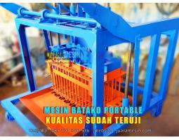 Mesin Batako Manual Sekali Cetak Keluar 10