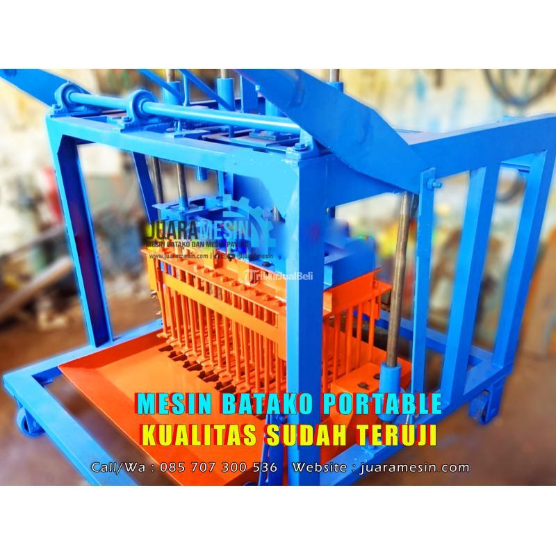 Mesin Batako Manual Sekali Cetak Keluar 10