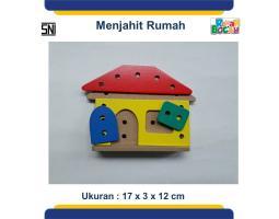 Tempat MemBeli Mainan Balok Kayu Menjahit Rumah 0821.3704.9901