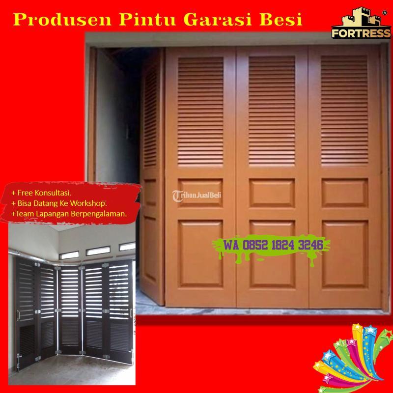BERGARANSI.. Wa 0852 1824 3246 Jasa Buat Pintu Carport Besi Geser Fortress Untuk Villa Di Surabaya