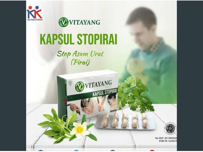 Vitayang Stopirai Obat Herbal Asam Urat Meredakan Mencegah Kekambuhan ...