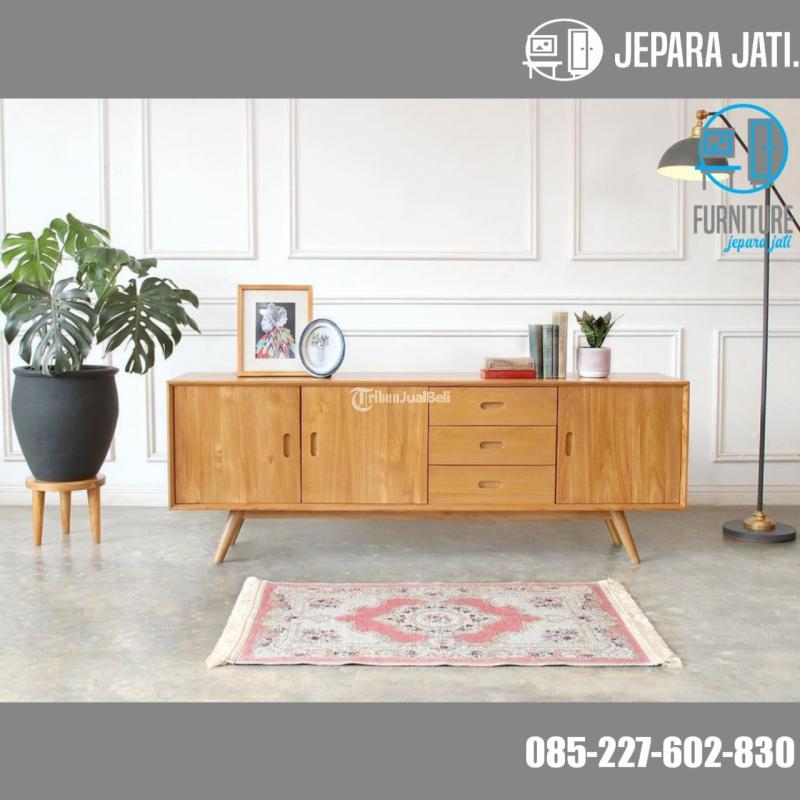 Bufet Pendek Minimalis Jati Finishing Melamic Impra - Jakarta Barat